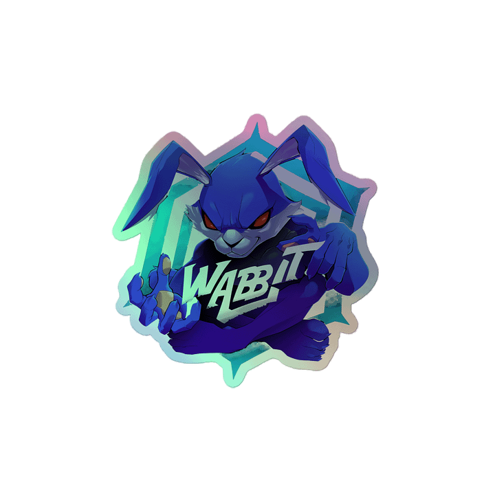Wabbit Holographic Sticker product image (2)