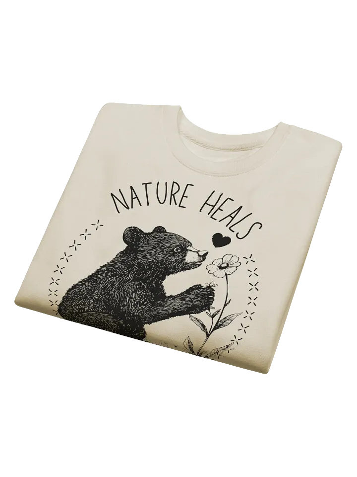 Nature Heals Bear Sweatshirt product image (2)