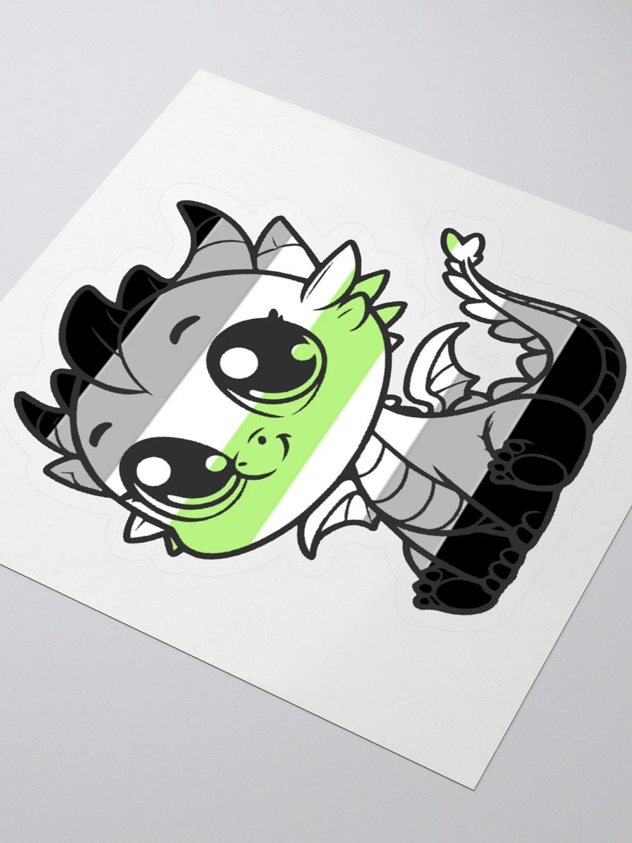 Agender Pride Dragon Sticker product image (3)
