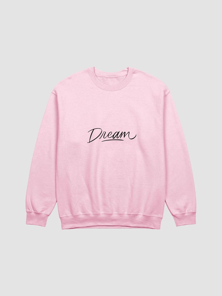 Plus Size Women's Dream Obsidian Printed Classic CrewneckLong Sleeve Pullover product image (1)