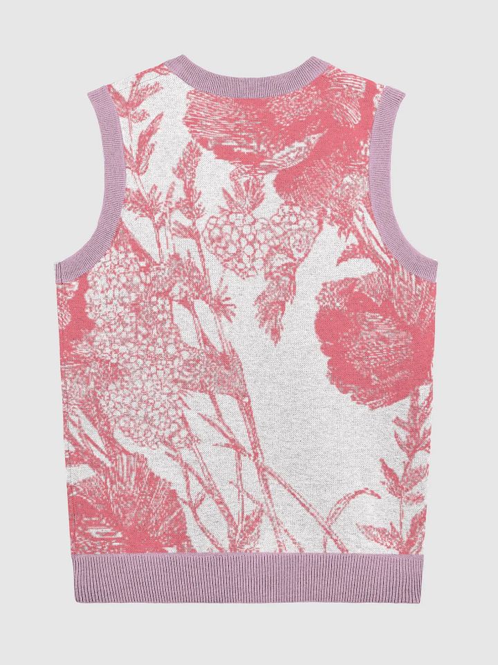 FLORAL VERVE II KNITTED VEST product image (2)
