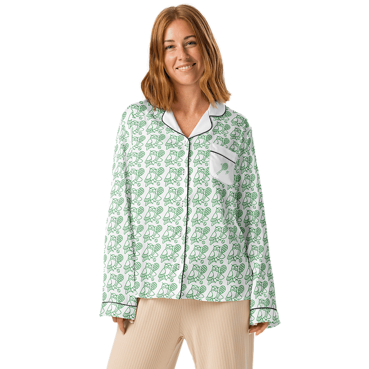 Vibrant Tennis Dreams Women's Pyjama Top product image (1)