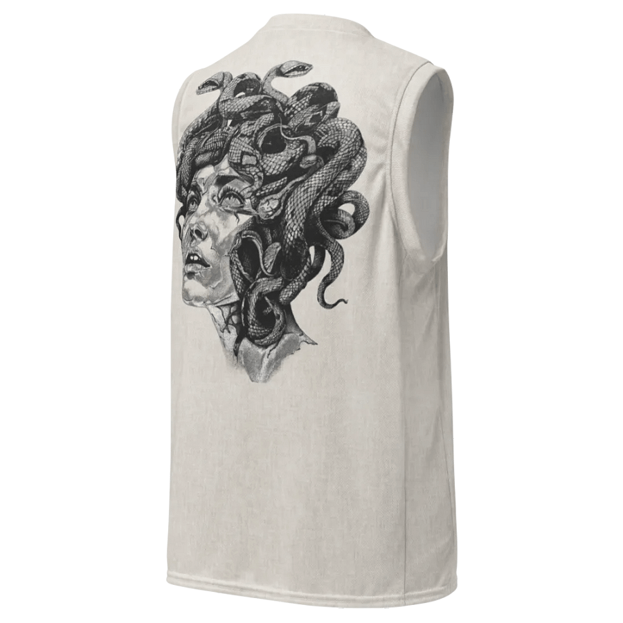 Medusa | Recycled Unisex Basketball Jersey product image (4)