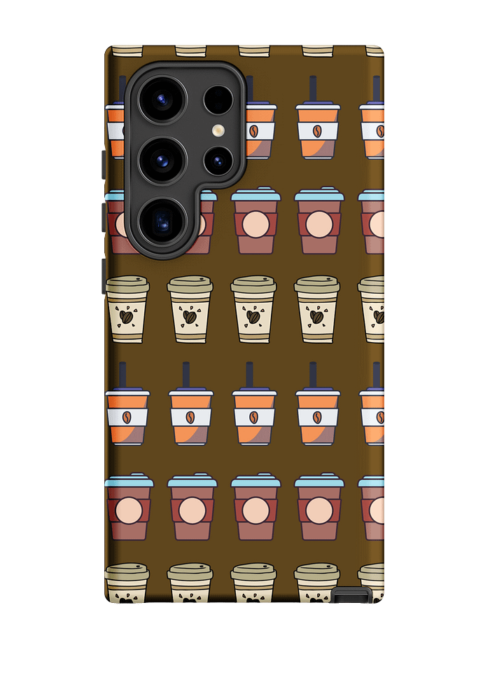 Coffee Aesthetic Samsung Case I Cute Tumbler I Coffee Lover Phone Cover I Wireless Charging Supported product image (1)