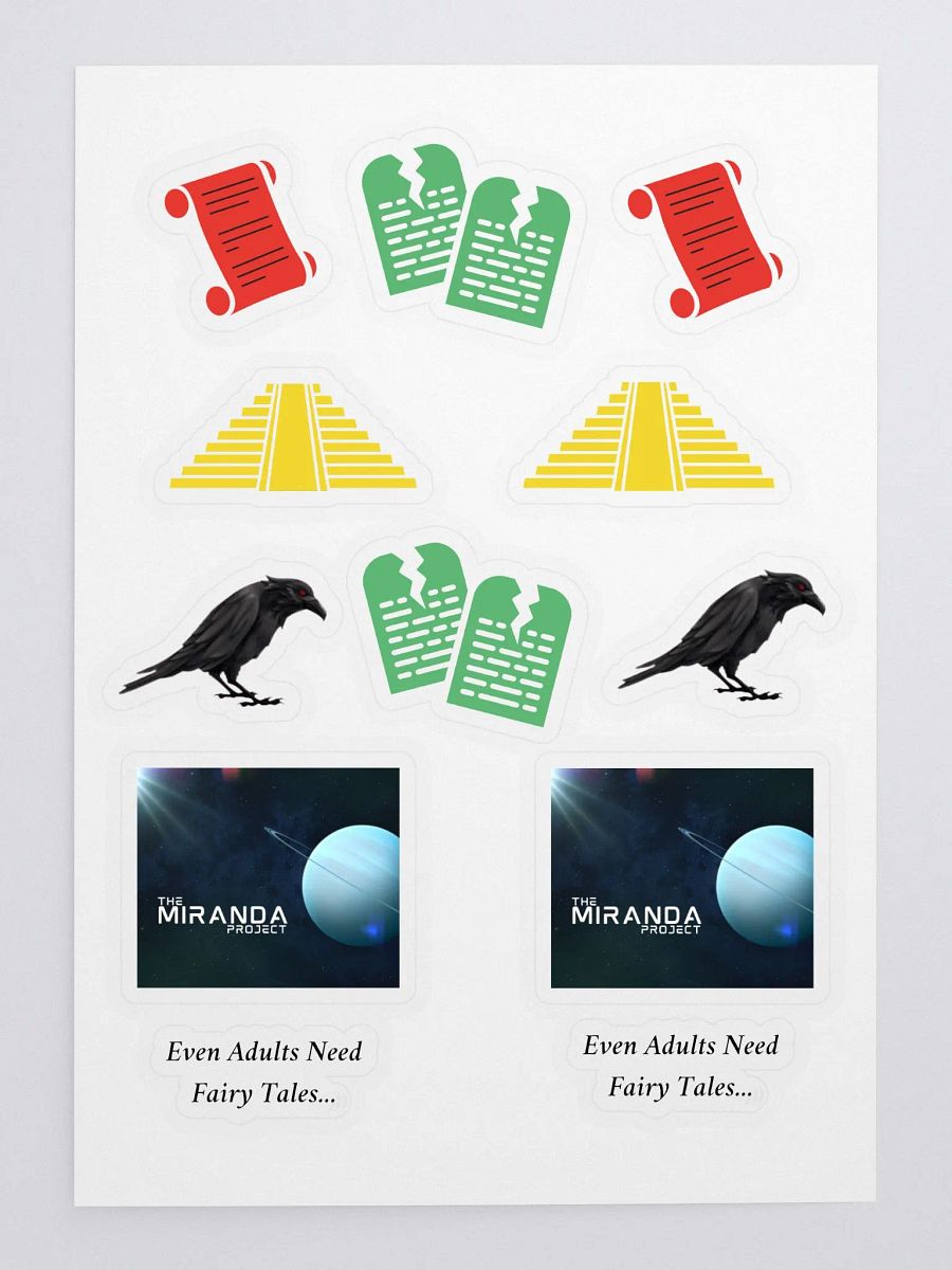 Book Logo Mash Up Sticker Sheet product image (3)