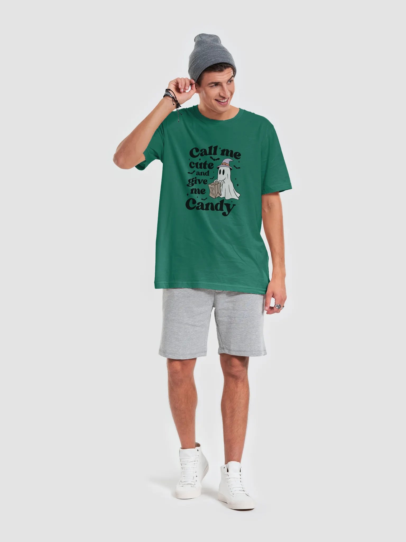 Call Me Cute And Give Me Candy Halloween T-Shirt product image (1)