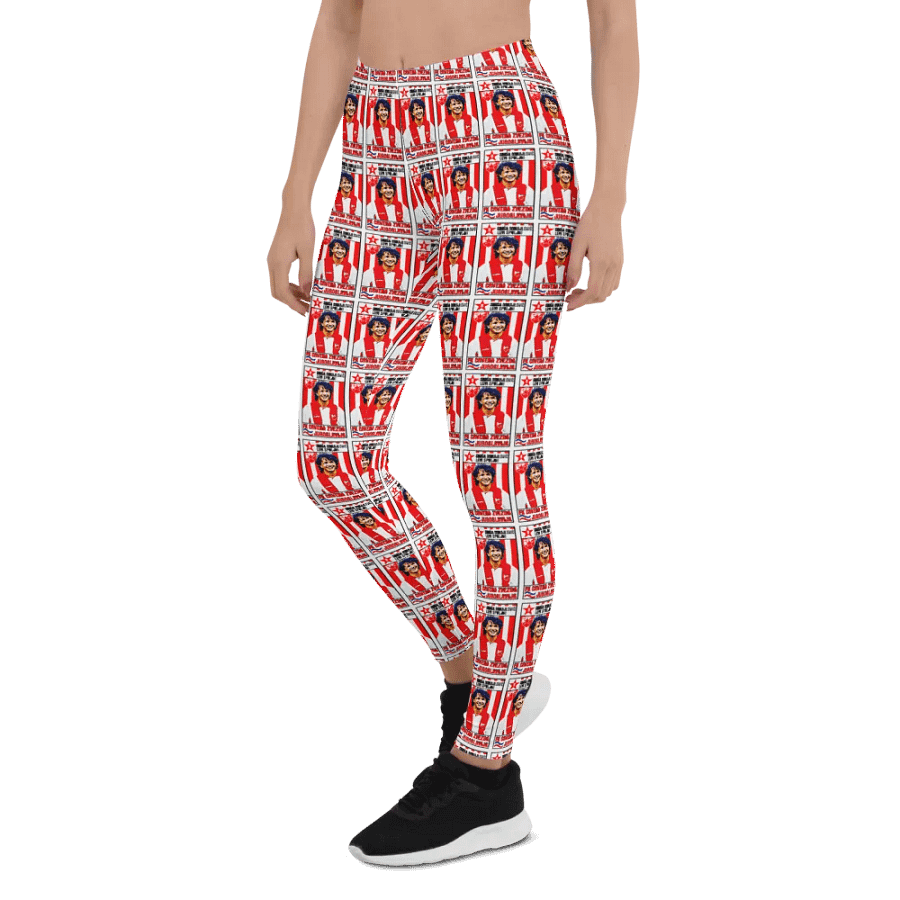 Siniša Mihajlović (FK Crvena Zvezda) #2 All-Over Print Leggings by Sublicolor product image (6)
