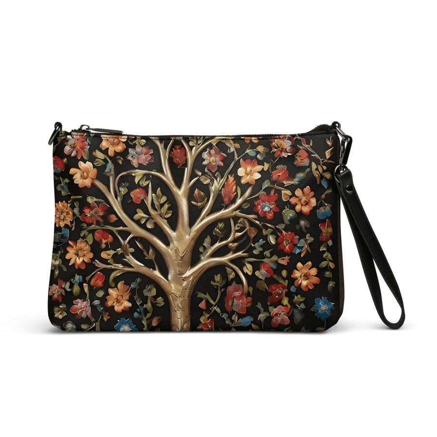 Golden Tree Blossom Crossbody Bag product image (6)