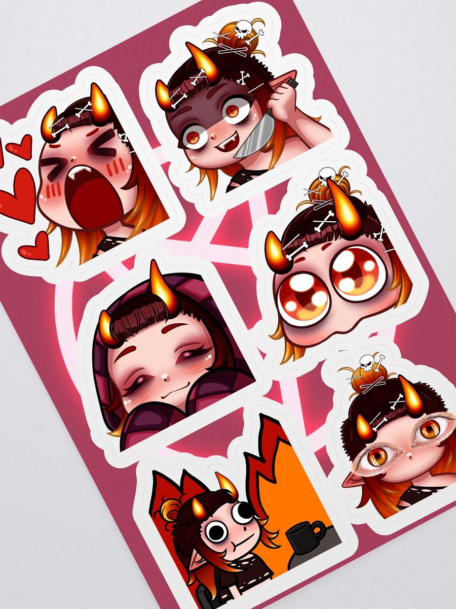 Emote Sticker Sheet 2 product image (2)