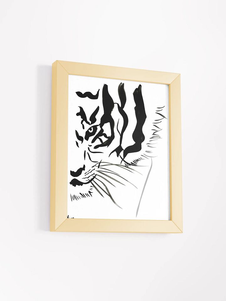 Face Of The Tiger Framed Print product image (2)