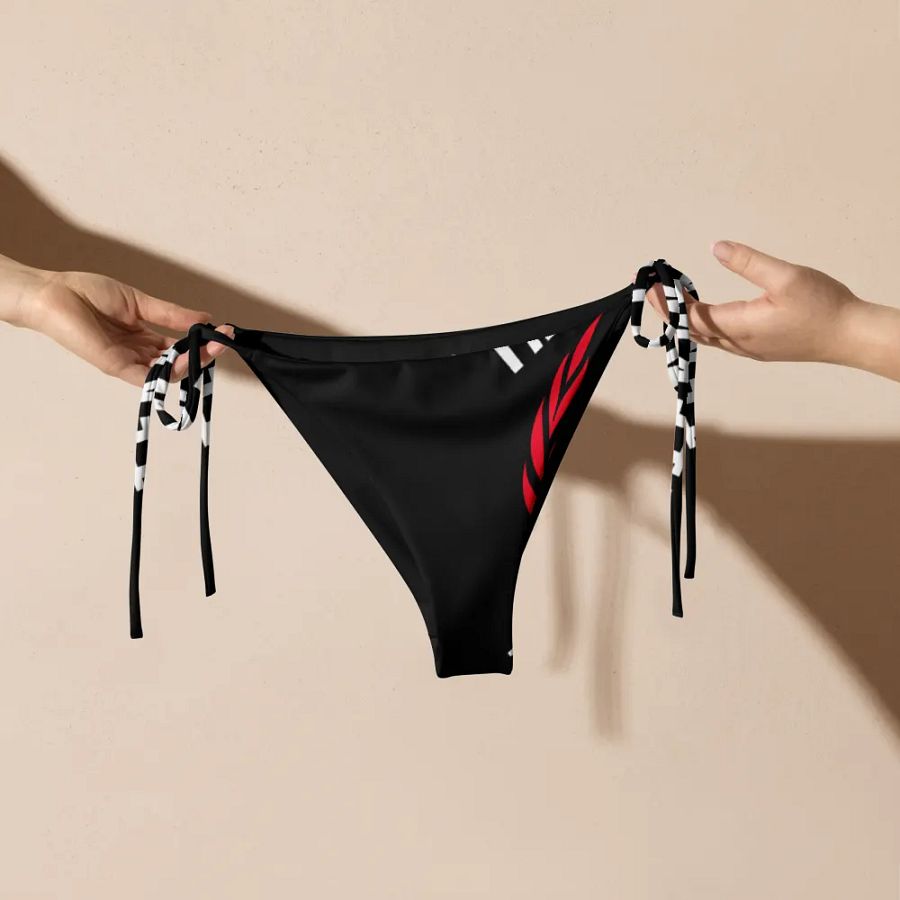 IFBNewsfeed.Org's All-Over Print Recycled String Bikini Bottom product image (6)