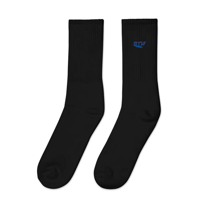 New BTW logo embroidered crew socks product image (4)