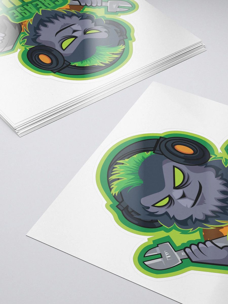 Grease Monkey Logo Sticker product image (5)