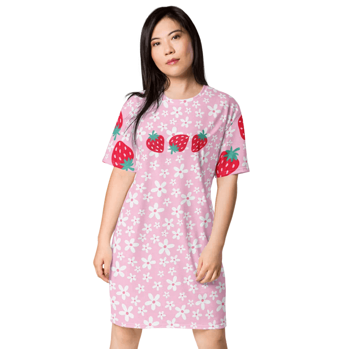 Strawberry Fields Forever T-Shirt Dress product image (1)