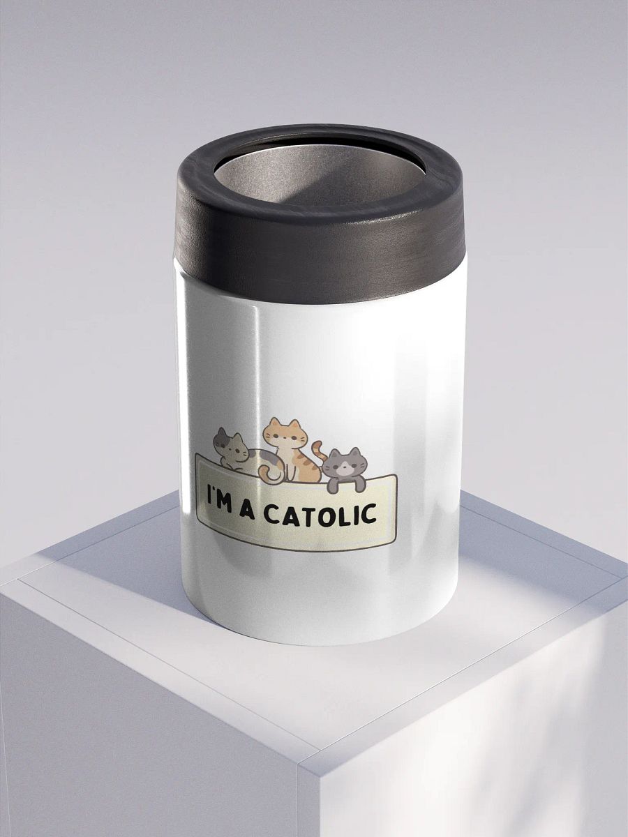 Catolic Cartoon Stainless Steel Koozie product image (3)