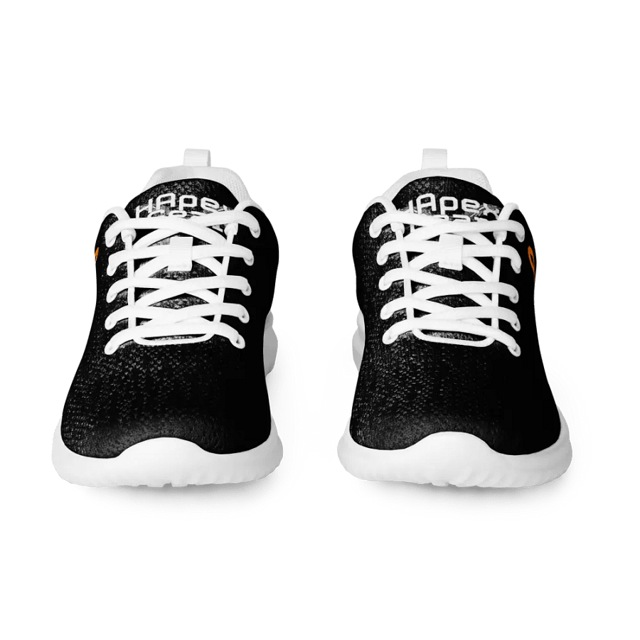 White HApex Gear White Logo Cancer Awareness Orange Ribbon. Black Women's Athletic Shoes product image (7)