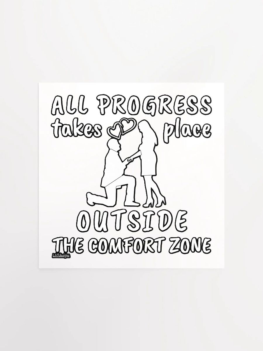 ALL PROGRESS TAKES PLACE OUTSIDE THE COMFORT ZONE product image (2)