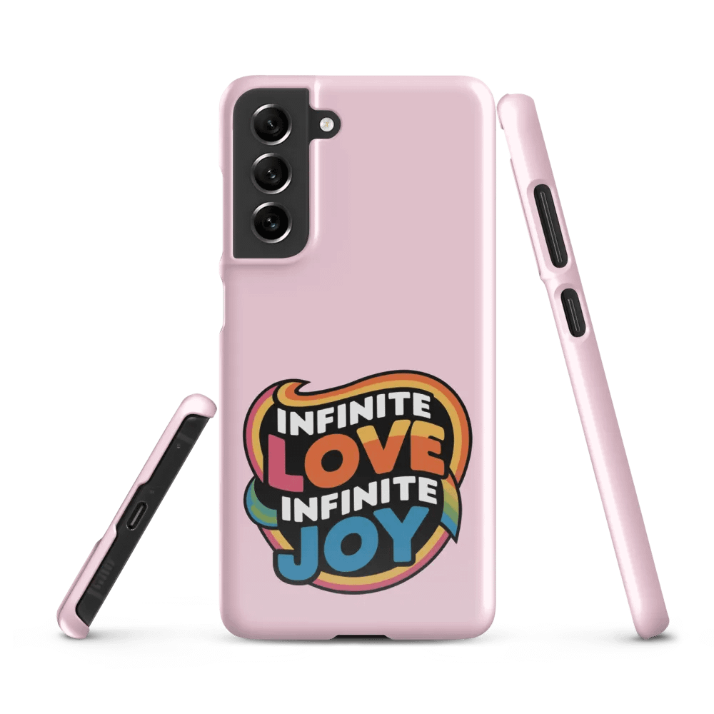 Infinite Love Infinite Joy Snap Case for Samsung (Pink) product image (1)