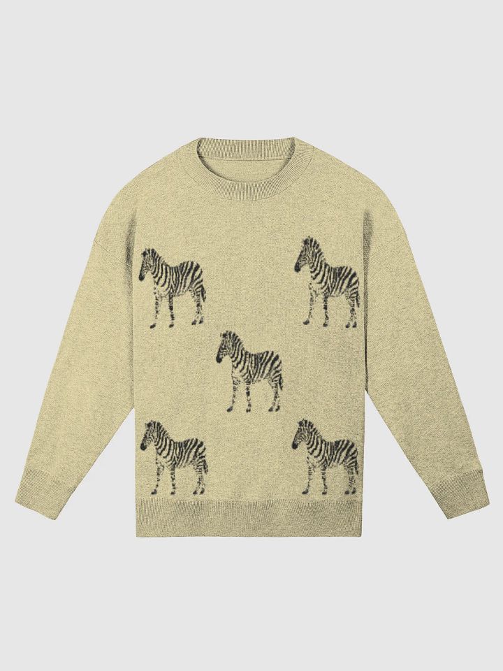 Mellow Yellow Zebra Sweater product image (1)