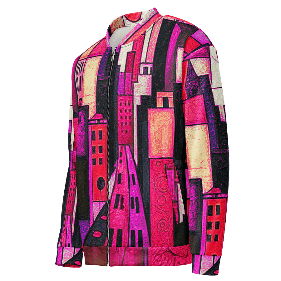 Red City Bomber Jacket product image (3)