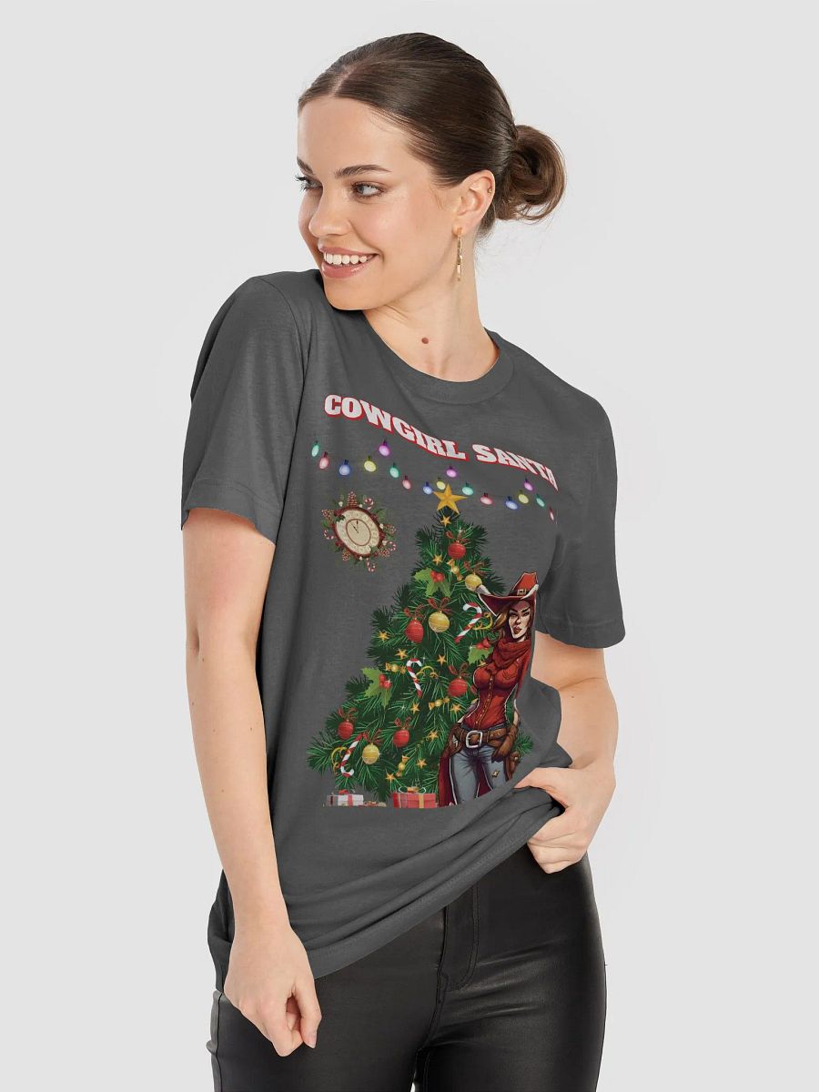 Cowgirl Santa - Christmas T-shirt product image (8)