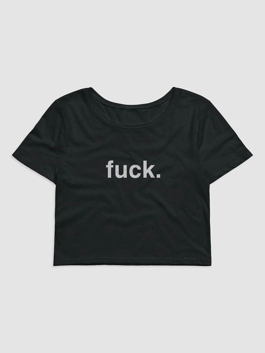 Printed Crop T-Shirt - f*ck. product image (1)