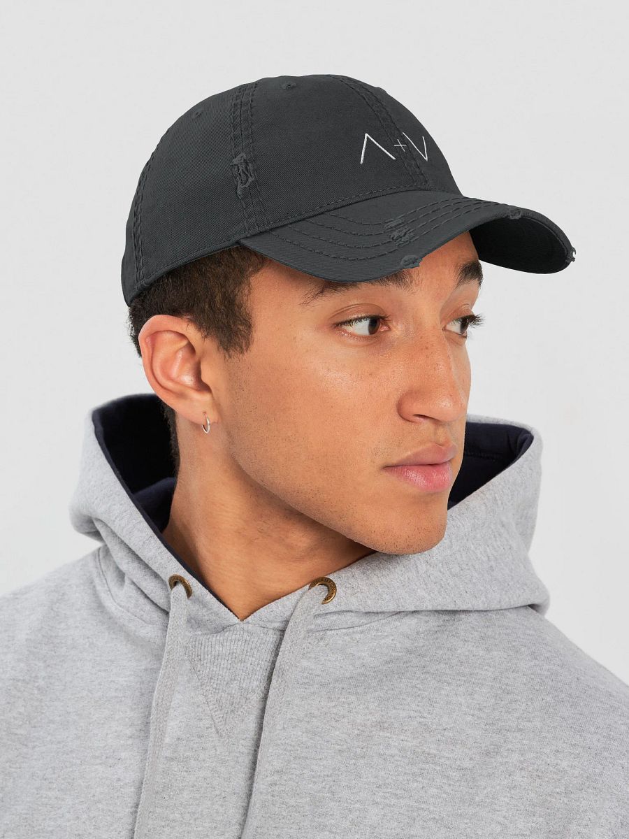 Peak and Pit Distressed Dad Hat product image (7)