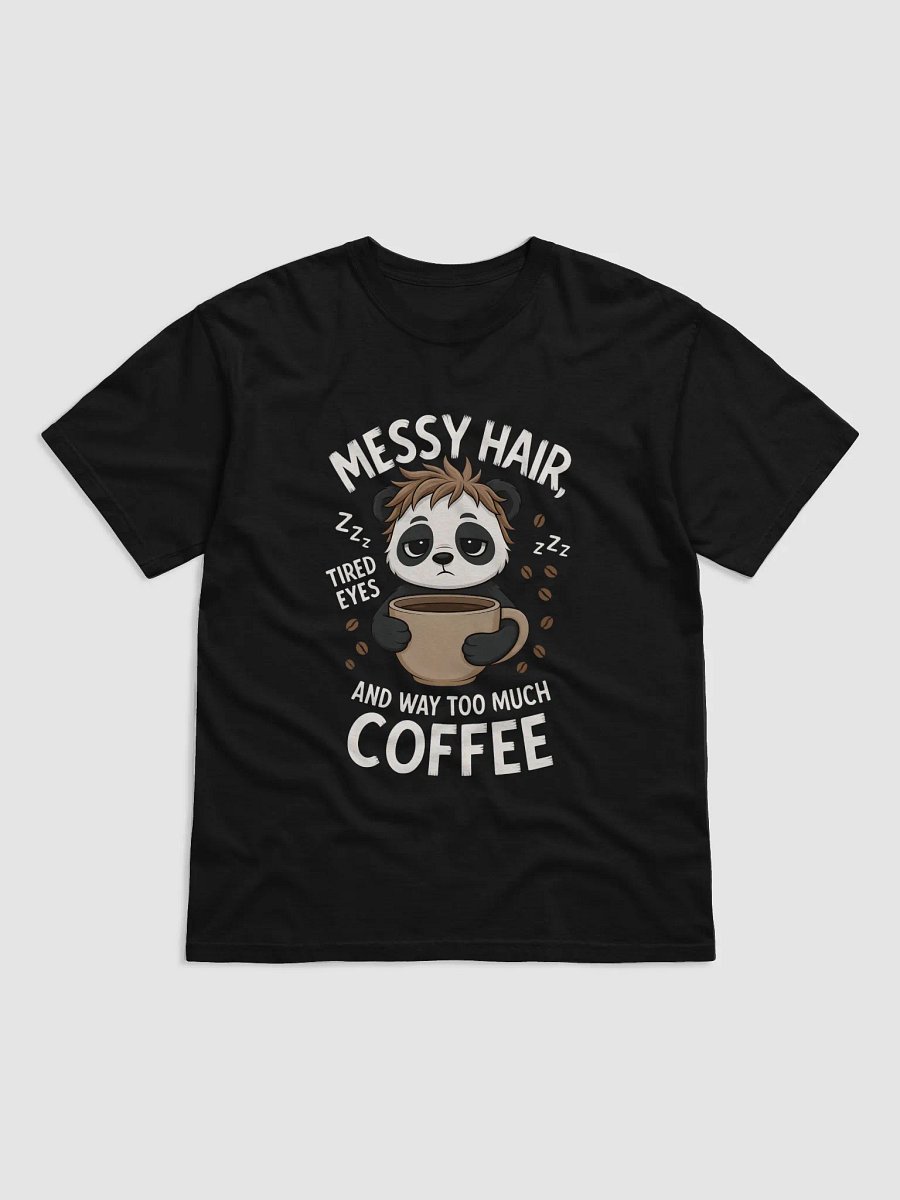 Sleepy Panda Coffee T-Shirt product image (4)