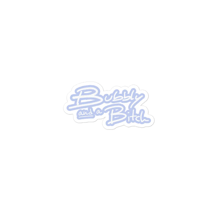 Bubbly and a B*tch (lined design, #BDCAEF) magnet product image (1)
