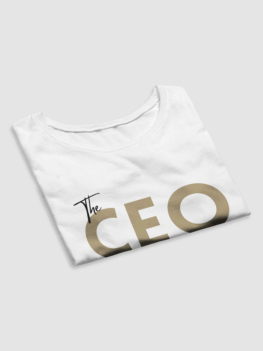 The CEO Cropped Tshirt - White product image (4)