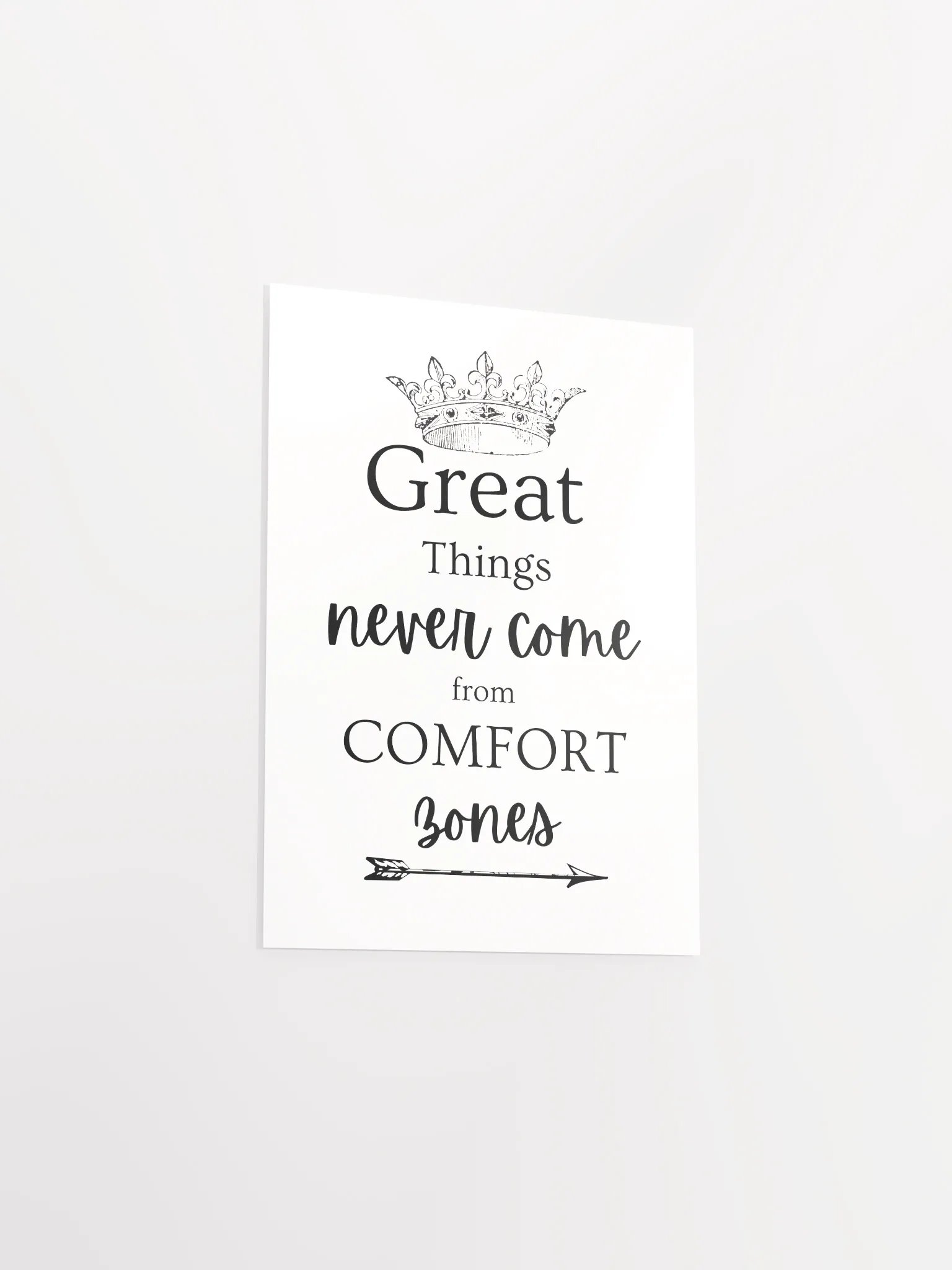 Wall Art 'Great Things' Motivational Poster product image (6)