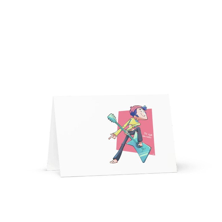 Toe Style Guitarist | Greeting Card product image (1)