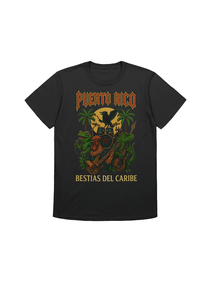 Puerto Rico Bestias del Caribe Band T-Shirt product image (1)