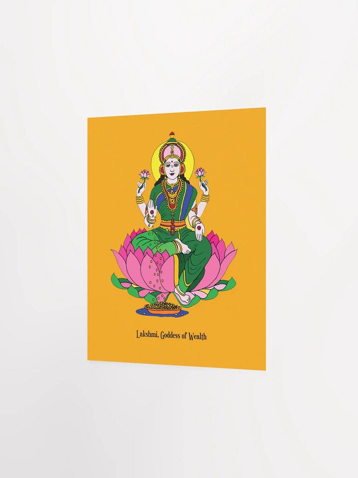Goddess Lakshmi 8x10 Print product image (2)
