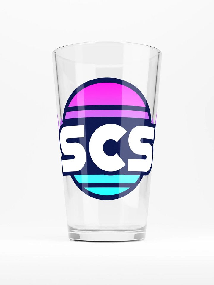 SCS BADGE PINT GLASS product image (1)