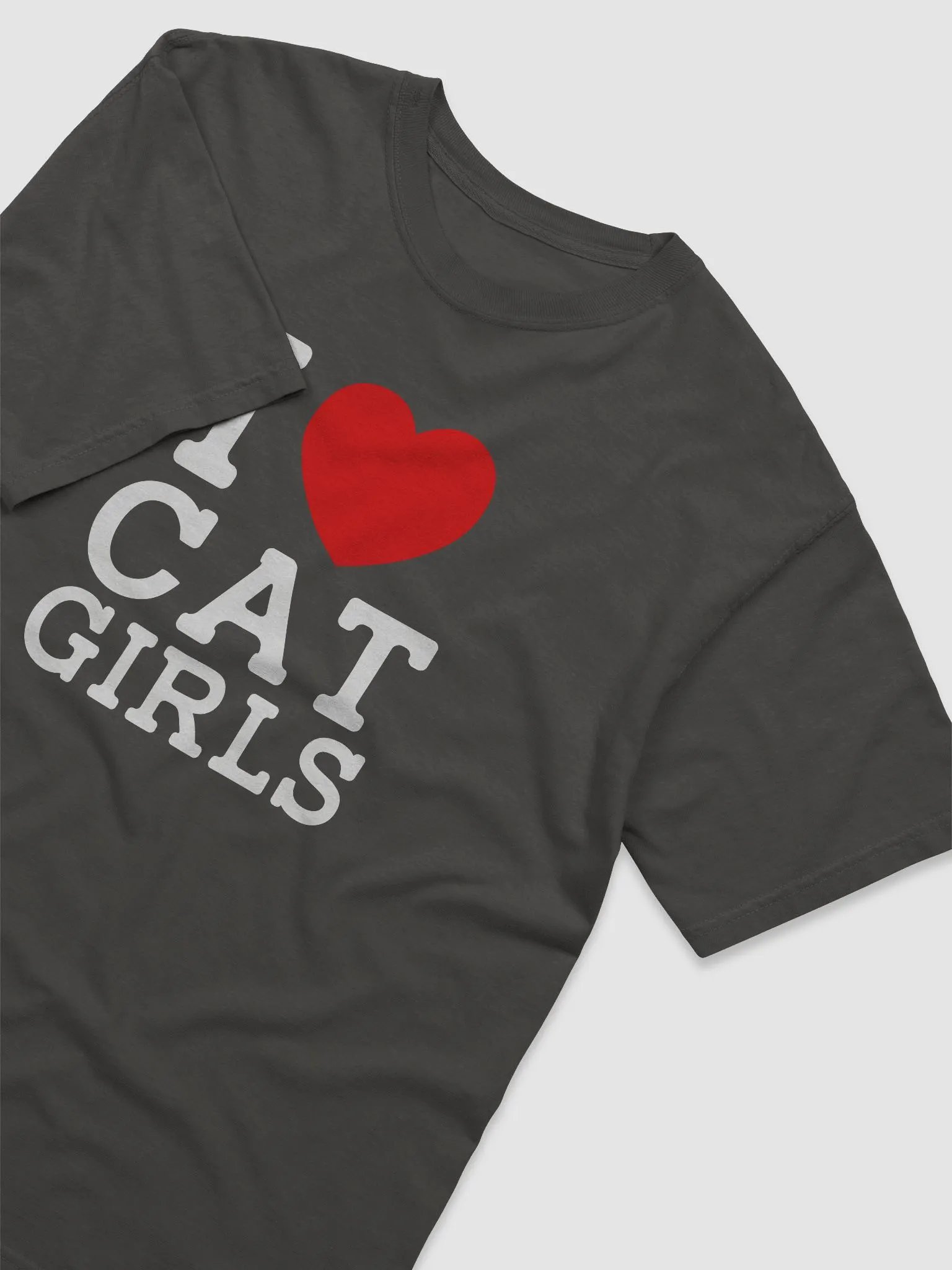 I Heart Cat Girls Unisex T-Shirt product image (39)