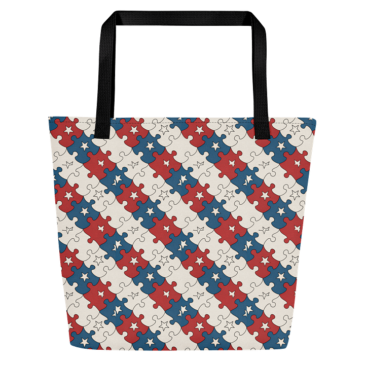 Patriotic Puzzle Tote Bag product image (1)