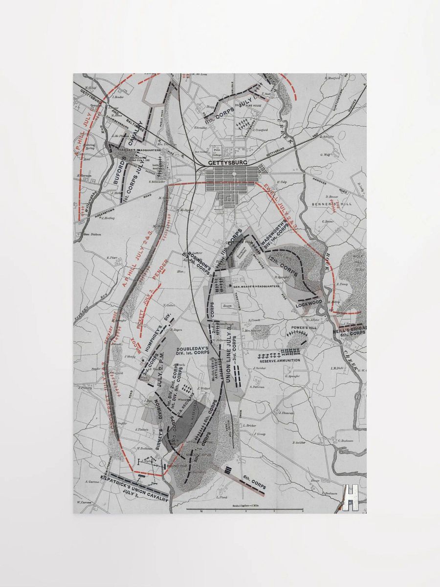 The Fish Hook (Gettysburg) - Poster product image (4)
