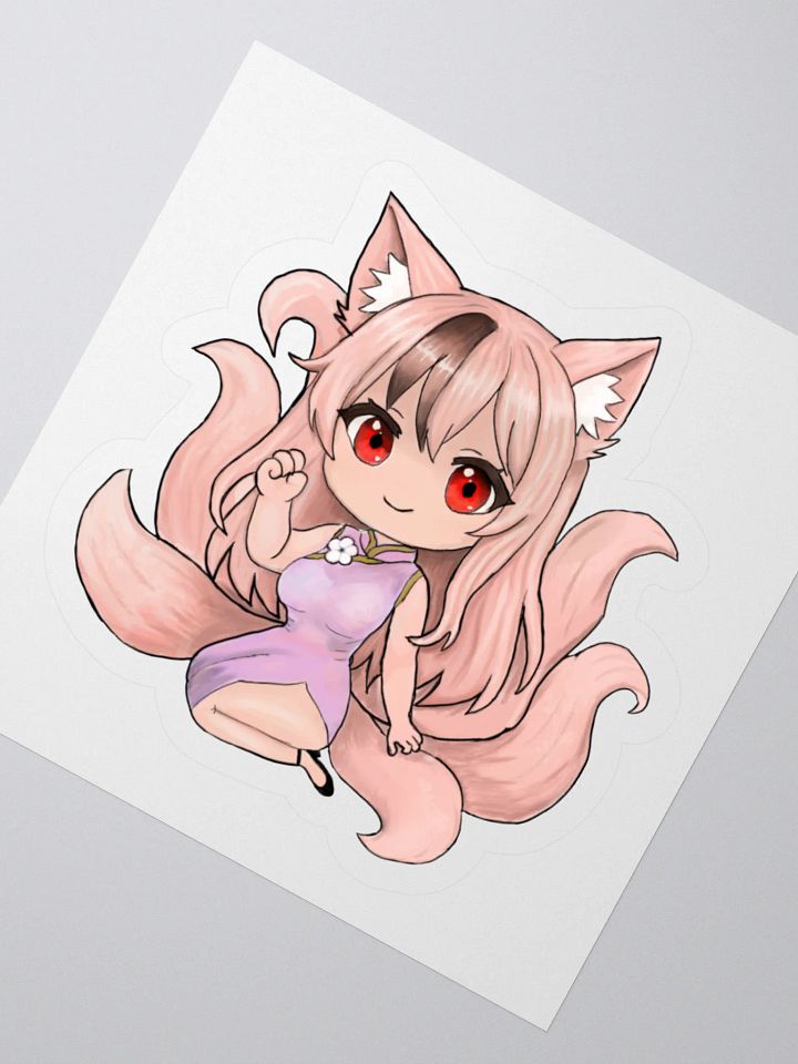 Fox Princess Kiss Cut Stickers product image (5)