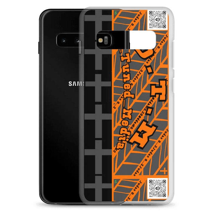 Geometric Fusion Orange Samsung® Case product image (23)