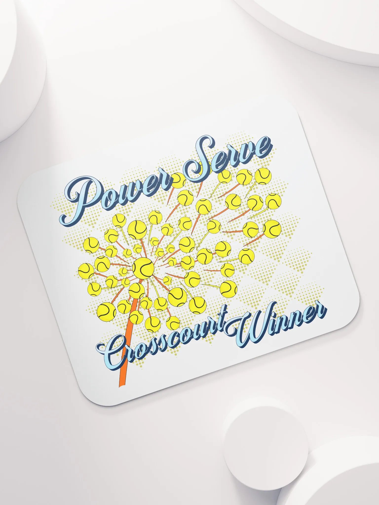 Dandelion Tennis Power Server Crosscourt Winner Mouse Pad product image (7)