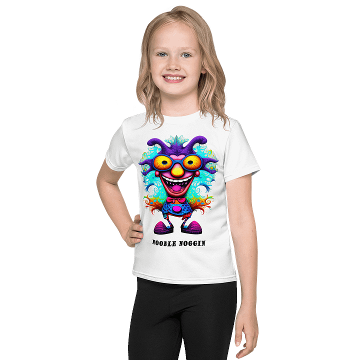 Noodle Noggin Comics All-Over Print Kids Crew Neck T-Shirt product image (1)