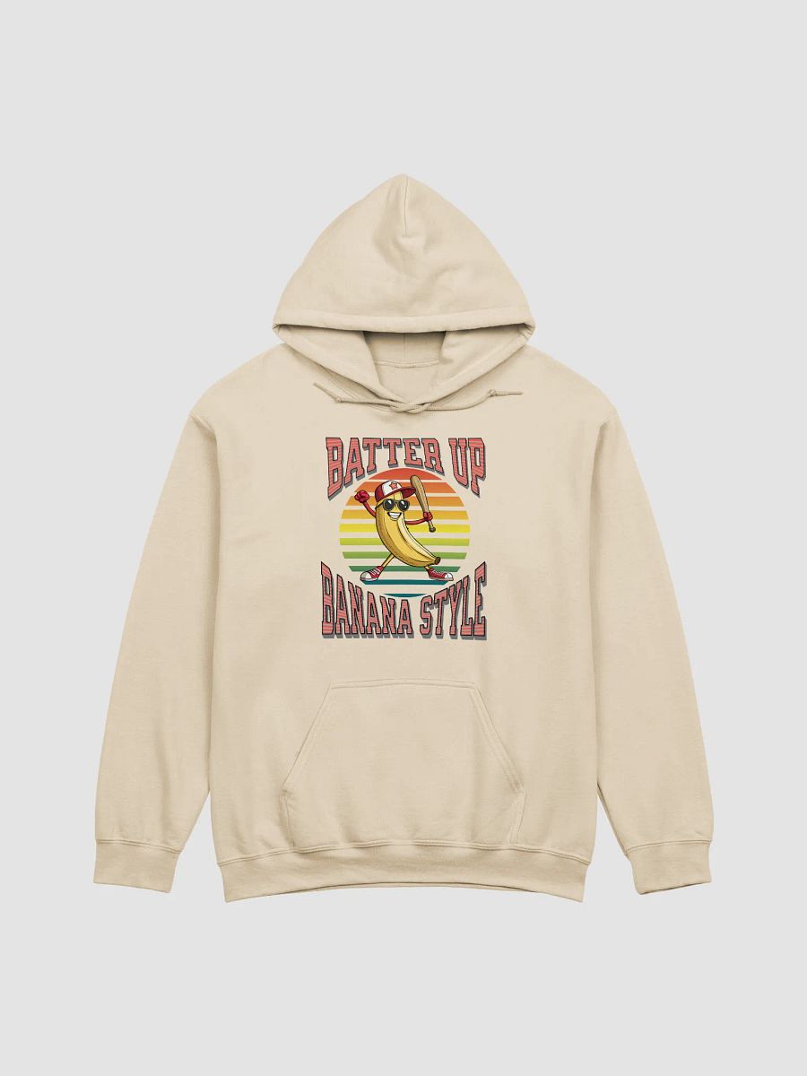 Batter Up Banana Style Baseball Cheerful Hoodie product image (1)