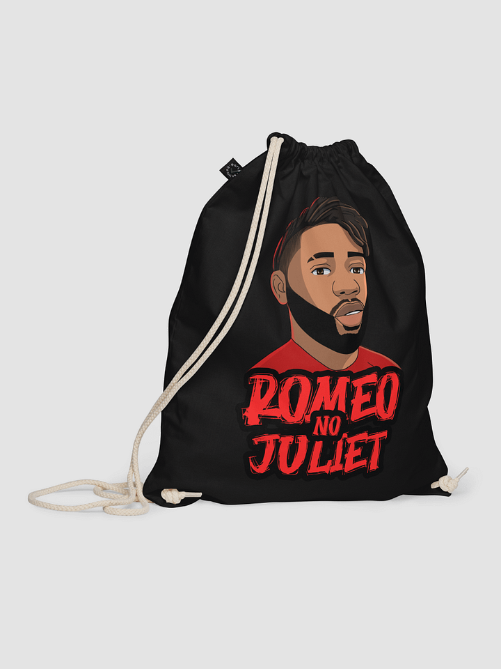 RNJ Logo Organic Cotton Drawstring Bag product image (2)