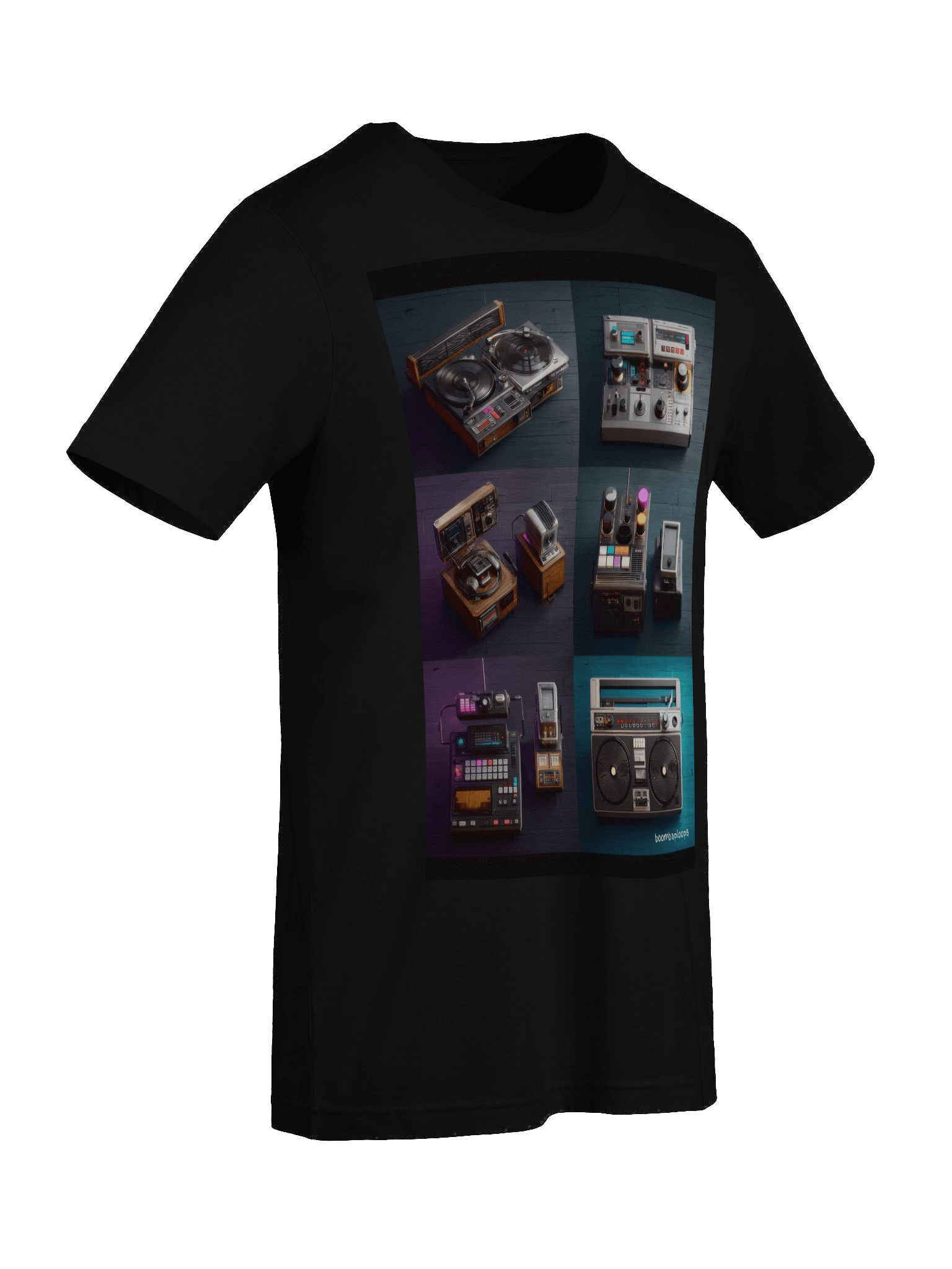 Vintage Audio Equipment Grid T-Shirt product image (17)