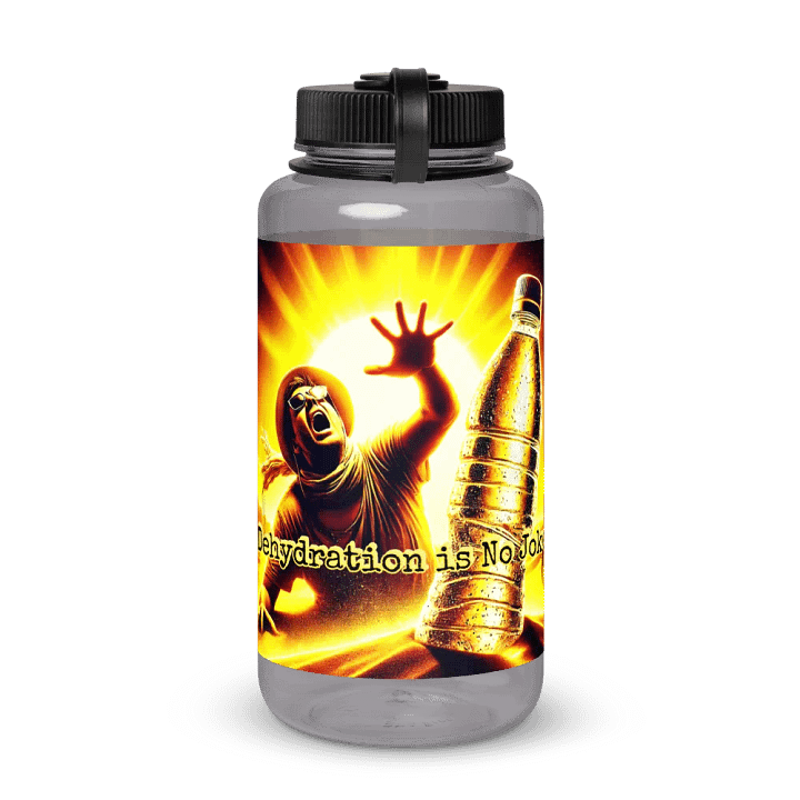 'Dehyration is No Joke -- Pass the Water Bottle!' 32 oz Wide Mouth Water Bottle product image (1)