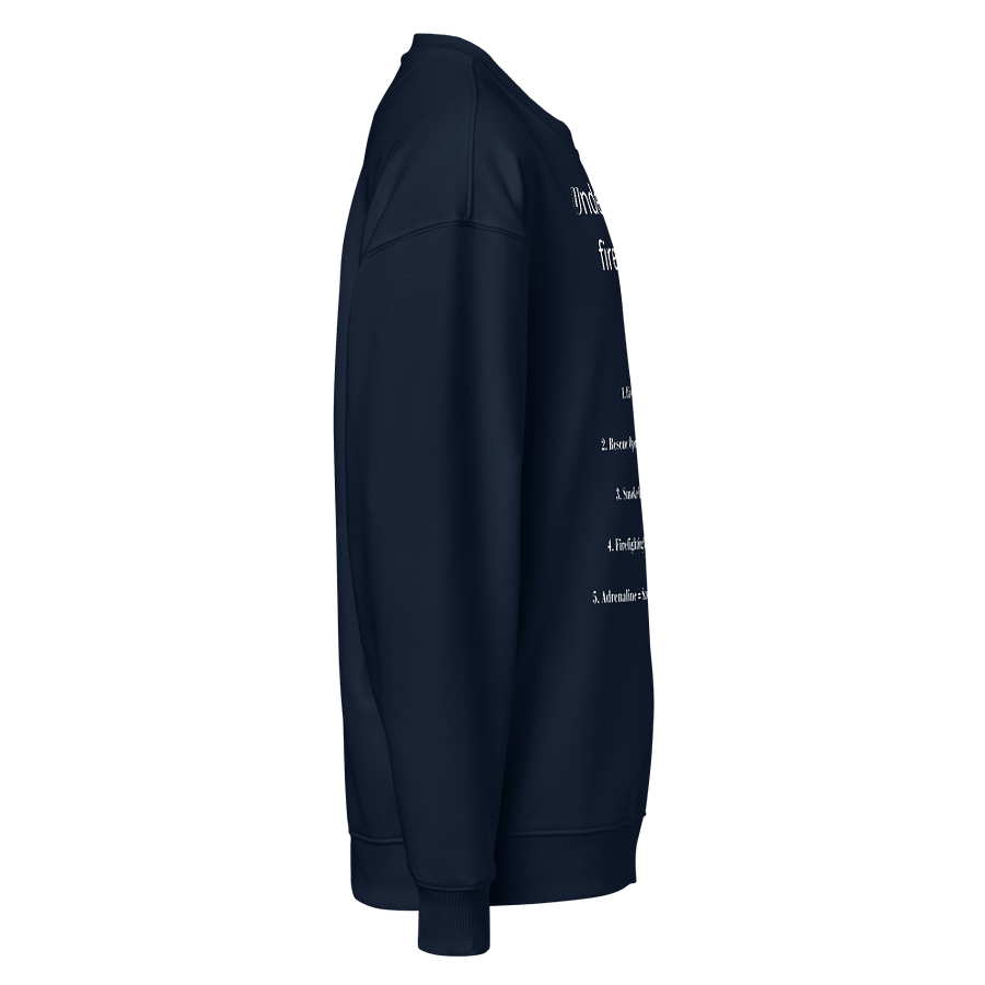 Technical Blueprint Helmet Illustration Sweatshirt product image (4)