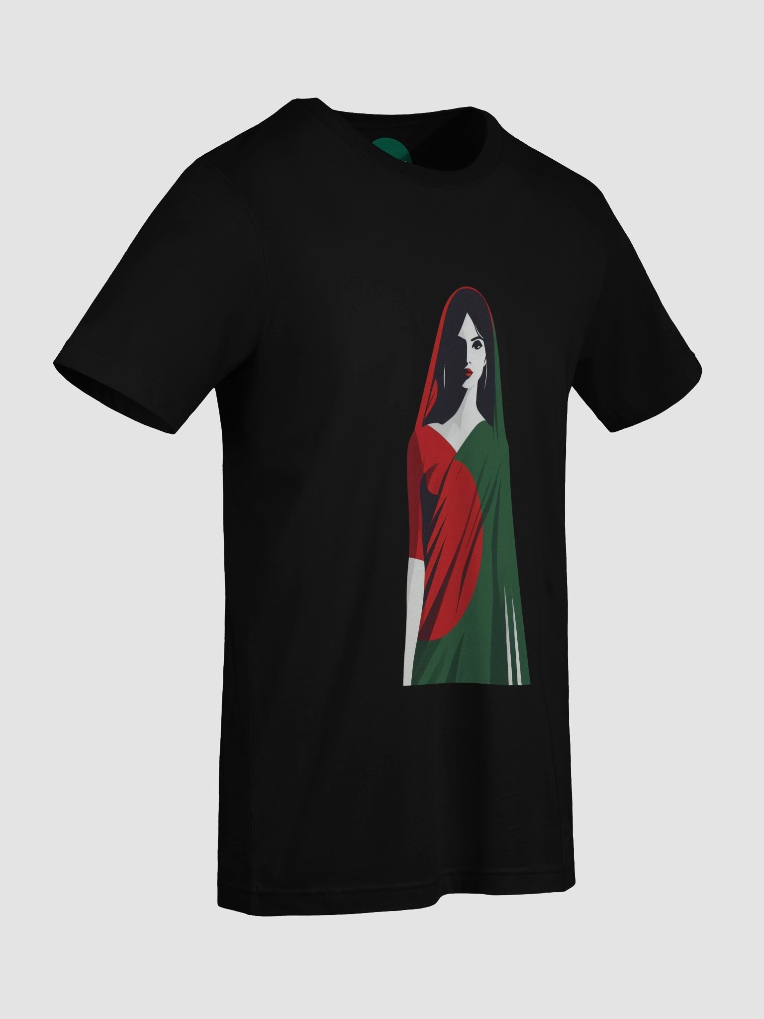 Bangladeshi Woman in Saree – Minimal Art product image (9)