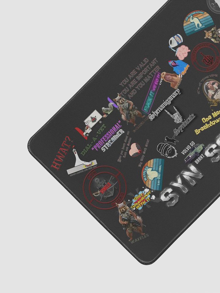 Sticker Bombed Desk Mat Small product image (2)