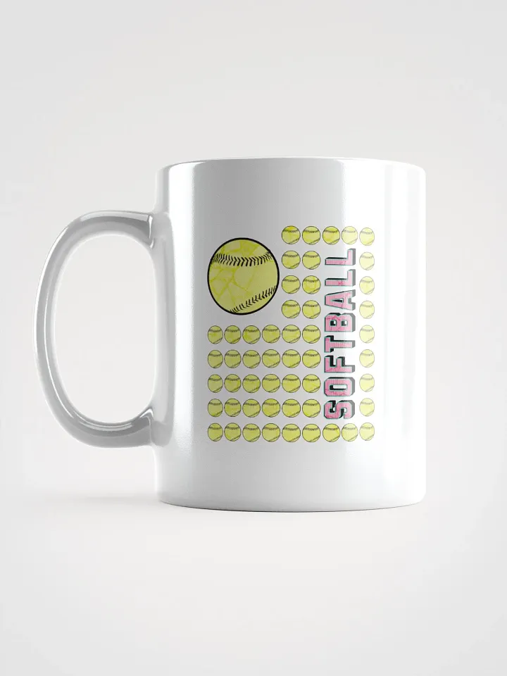 US Flag Softball Vibrant Pattern Mug product image (1)